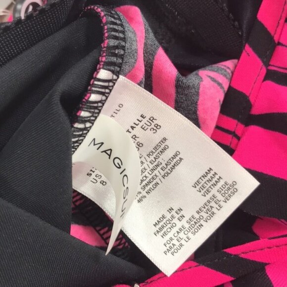 Magicsuit Sketchy Printed Ruffled Rita Tankini Top - Picture 9 of 9